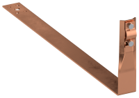 Держатель проводника круглого 6-10мм черепичная кровля L=380мм медь IEK