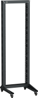 ITK LINEA F Стойка однорамная на роликах 37U 600х600мм черная