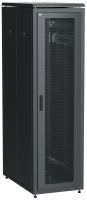 ITK LINEA N Шкаф сетевой 19" 42U 600х1000мм перфорированная передняя дверь черный