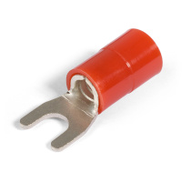 Наконечник кабельный вилочный изолированный НВИ(н) 10–5 серия ПРОФИ с нейлоновой манжетой (КВТ)