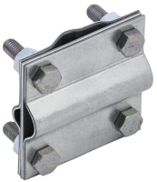 Зажим заземления крестообразный стержень-полоса/пруток оцинкованная сталь IEK