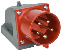 Вилка стационарная ССИ-525 3Р+РЕ+N 32А 380-415В IP44 IEK