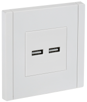 FORTE&PIANO Розетка USB A+A 3,1А FP249 белый IEK