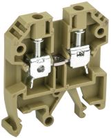 Клемма винтовая КВИ-4мм2 желтая IEK