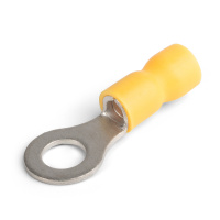 Наконечник кабельный кольцевой изолированный НКИ 6.0-6 серия EasyFix с ПВХ манжетой (КВТ)