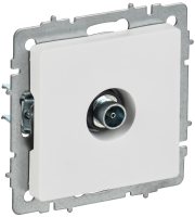 BRITE Розетка TV оконечная РТВ11-0-БрАБ арктический белый IEK