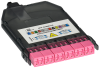 ITK Кассета для кросса высокой плотности OM4 MTP male 3хLC-quadro (12 ОВ)