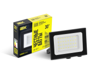 Прожектор СДО 06-30 светодиодный черный IP65 6500 K IEK