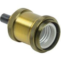 Патрон подвесной E27 RETRO золото IEK