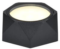 Светильник уличный 5304 потолочный под лампу GX53 IP65 черный IEK