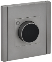 FORTE&PIANO Термостат электронный с индикацией FP552 сталь IEK