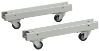 ITK LINEA S Комплект роликов для шкафа шириной 600мм серый