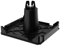 Держатель проводника круглого 8мм для кровли основание клей пластик IEK