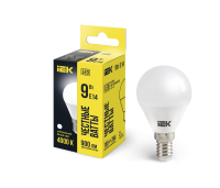Лампа светодиодная G45 шар 9Вт 230В 4000К E14 IEK