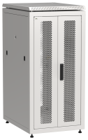ITK LINEA N Шкаф сетевой 19" 24U 600х800мм двери передняя перфорированная задняя двустворчатая перфорированная серый