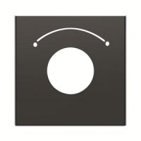 2CLA855300A1501 - Накладка для механизма выключателя с ключом на 2 положения, серия SKY, цвет чёрный барх.