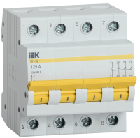 KARAT Выключатель нагрузки (мини-рубильник) ВН-32 4P 125А IEK