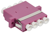 ITK Адаптер оптический проходной LC-quad OM4 UPC
