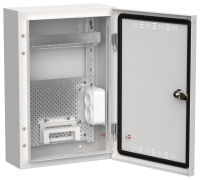 TITAN 5 Корпус мультимедиа ЩРн-24 (1х24) 460х310х140мм IP30 белый IEK