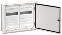 TITAN 5 Корпус металлический ЩРв-48 (2х24) 505х625х130мм IP31 белый (одна дверь) IEK