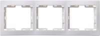 KVARTA Рамка 3-местная вертикальная РВ-3-КБ белый GENERICA