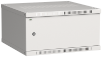 ITK Шкаф настенный LINEA WE 6U 600х600мм дверь металл серый
