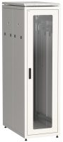 ITK LINEA N Шкаф напольный сетевой 19" 38U 800х1000мм стеклянная передняя дверь задняя металлическая серый