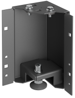 ITK by ZPAS Уголок цоколя h=200мм регулируемый по высоте черный (4шт/компл) РФ