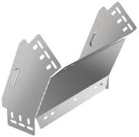 ESCA 3 Поворот вертикальный внешний 45град 100х300-0,6 IEK