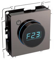 BRITE Термостат электронный с индикацией ТС10-1-БрТБ темная бронза IEK