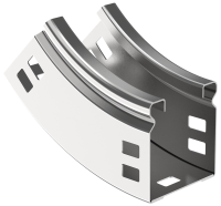 ESCA Поворот плавный 45град тип В10 50х50мм IEK