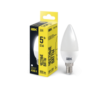 Лампа светодиодная C35 свеча 5Вт 230В 4000К E14 IEK