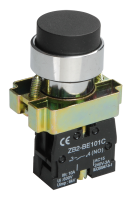 Кнопка управления LAY5-BL21 без подсветки черная 1NO IEK