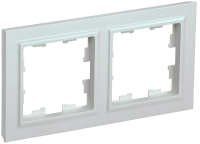 BRITE Рамка 2-местная РУ-2-БрЖ жемчуг IEK