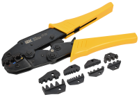 ARMA2L 3 Набор клещи обжимные КО-01 + 4 сменных матриц IEK