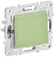 SKANDY Выключатель 1-клавишный кнопочный 10А SK-V14G мятный IEK