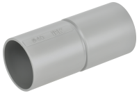 ELASTA Муфта труба-труба GI40G серая IEK