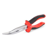 Длинногубцы изогнутые диэлектрические 200 мм серия СТАНДАРТ для работ под напряжением до 1000 В (КВТ)