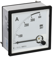 Амперметр аналоговый Э47 300/5А класс точности 1,5 72х72мм IEK
