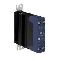 Реле твердотельное SSR1 40А 4-32В DC 24-480В AC с радиатором ONI