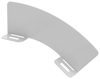 Перегородка разделительная 50мм поворота вертикального внешнего 45град RAL 9016 IEK