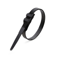 Стяжка нейлоновая КСУ 9х510 (черн) (100шт) с усиленным замком (Fortisflex)