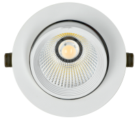 PRO Светильник светодиодный поворотный ДВО 1822 35Вт 4000К IP20 круг белый IEK