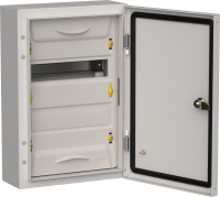 TITAN 5 Корпус металлический ЩРн-24 (1х24) 460х310х140мм IP54 серый (одна дверь) IEK