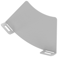 Перегородка разделительная 80мм поворота вертикального внутреннего 45град RAL 9016 IEK