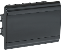 PRIME Корпус пластиковый ЩРВ-П-12 модулей встраиваемый черный IP41 IEK