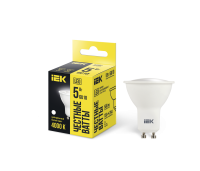 Лампа светодиодная PAR16 софит 5Вт 230В 4000К GU10 IEK