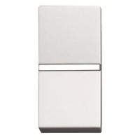 2CLA210100N1101 - Механизм 1-клавишного 1-полюсного выключателя с клавишей, 1-модульный, серия Zenit, цвет альпийский белый