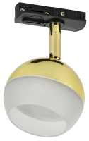 Светильник 4118 декоративный трековый поворотный под лампу GX53 золото IEK