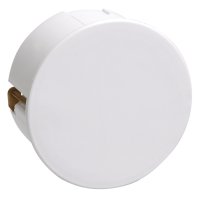 Коробка распаячная КМ41024 для полых стен безгалогенная (HF) D=80х40мм с металлическими лапками с крышкой IEK